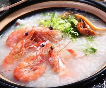 广式海鲜煲粥